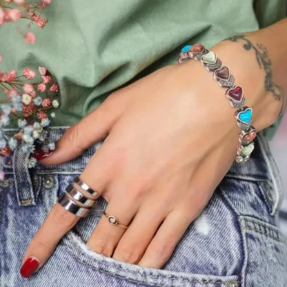 Pulsera Magnética de Cobre con Piedras Naturales